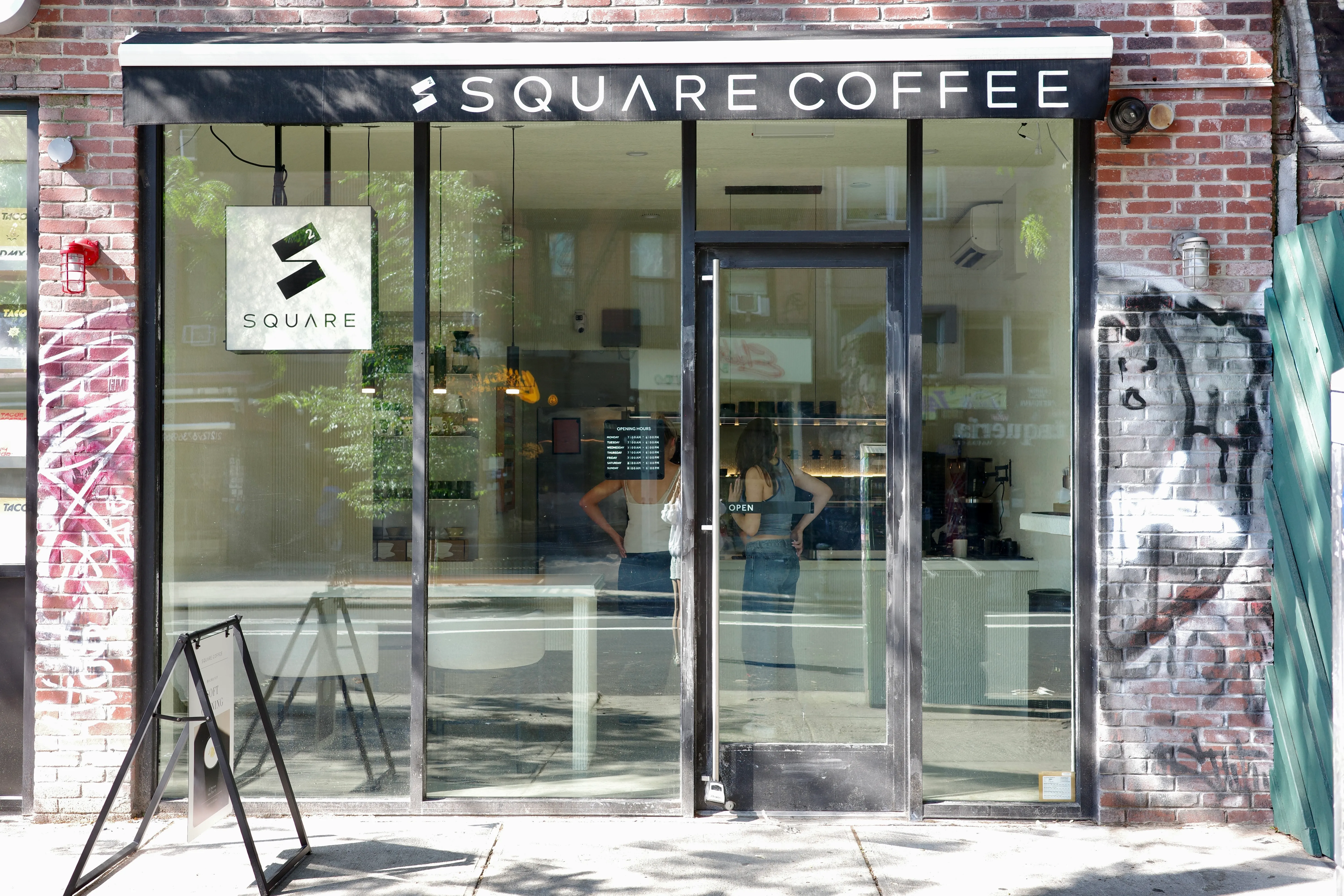 Square Coffee storefront on 1st Avenue